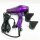 Parlux 3200 ECO - Professional ionic dryer, power 1900 W, 2 speeds, 4 temperatures, ecological, K-lamination motor, cold mode button, 3 m cable, ideal for travel, quick drying, purple color.