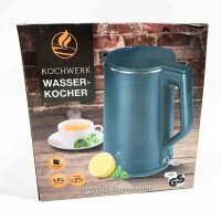 Kochwerk Wasserkocher Teekessel Cool-Touch 1,5L 2200W grün