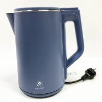 Kochwerk Wasserkocher Teekessel Cool-Touch 1,5L 2200W Blau