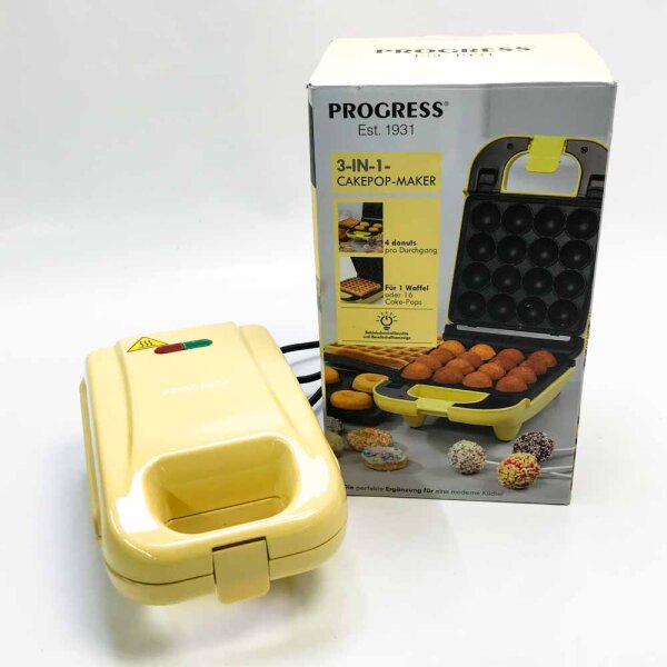 Progress Est. 1931, 3 in 1 Cakepop-maker, 650W, EK4943NBYPPMDIR