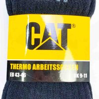 6 Paar CAT Thermo Arbeitssocken, EU Größe 43-46