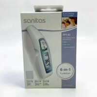 Sanitas SFT 65, multifunctional thermometer, for forehead, ear and object temperature