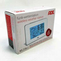 ADE WS-2136-2 Digitale Wetterstation Funk mit...