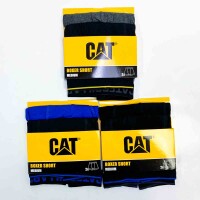 6 Stück CAT Boxer Short, verschiedene Farben, Größe M