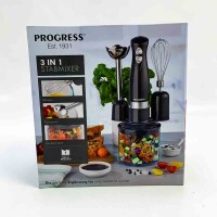 PROGRESS EK2827BYV2PMDIR 3 in 1 hand blender, dark gray