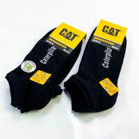 10 Paar CAT Caterpillar Sneakersocken, Schwarz,...