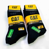 10 pairs of CAT Caterpillar classic socks, black, size 43-46