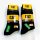 10 Paar CAT Caterpillar klassische Socken, Schwarz, Größe 43-46