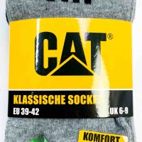 10 pairs of CAT Caterpillar classic socks, various colors, size 39-42