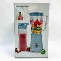 EMERIO, 1 liter mixing container and 0.6 liter to-go...