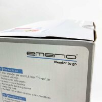 EMERIO, 1 liter mixing container and 0.6 liter to-go container