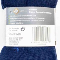 Just The Basic Socks Soft & Durable Comfort (6 Pairs) Socks, Size 43-46, Dark Blue