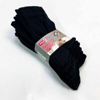 Nur Der Basicsocken Weich & Haltbar Komfort (6-Paar) Socken, Größe 43-46, Schwarz