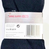Nur Der Basicsocken Weich & Haltbar Komfort (6-Paar) Socken, Größe 39-42, Schwarz