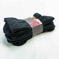 Nur Der Basicsocken Weich & Haltbar Komfort (6-Paar) Socken, Größe 43-46, Grau