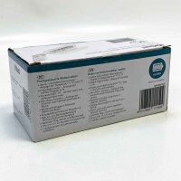 Mebus ET748CR radio-controlled weather station white with temperature and humidity display, weather forecast and radio clock