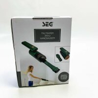 SEG VC 26 foldable cordless hand vacuum cleaner, green