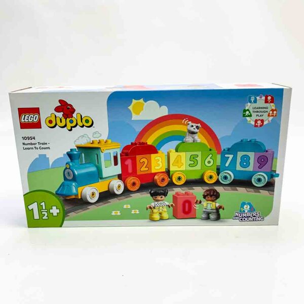 LEGO DUPLO Zahlenzug - Zählen Lernen, Zug Spielzeug, Lernspielzeug für Kinder ab 1, 5 Jahren, Baby Spielzeug für Mädchen und Jungen 10954