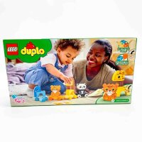 LEGO 10955 DUPLO My First Animal Train with Toy Animals, Railway, Educational Toy for Toddlers Ages 1.5 and Up, My First Building Blocks