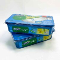 Swiffer Wet Wipes 2 Units (24 x 2) 48 Cleaning Wipes for Swiffer Broom Dust Catcher Cleaning Cloth Keeps Dust and Dirt Lemon