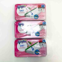 Swiffer Wet Wipes 3 Units (24 x 3) 72 Cleaning Wipes for Swiffer Broom Dust Catcher Cleaning Cloth Keeps Dust and Dirt Pink Blossom