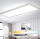 LED ceiling light ‎SPLM114 panel dimmable 120x30cm 40W with memory function, 2700K-6500K flat rectangular ceiling lamp with remote control, warm/natural/cold white lamp for office, kitchen, garage, workshop, basement