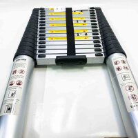 Teenza Telescopic Ladder MF-TLA620 6.2m Aluminum Ladder...