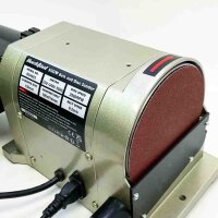 BUCKTOOL BD4603 (with minimal signs of wear) 500W belt disc sander with accessories | Belt sander with sanding belt speed. 552 m/min, grinding plate speed 2980 min-1