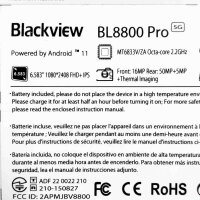 Blackview BL8800 Pro Smartphone (Gebraucht) 5G 8GB/128GB Grün