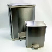 YWA MCT Automatic Touchless Trash Can, Smart Stainless Steel Trash Can with Lid, Applicable for Kitchen, Office, Bathroom and Living Room (50LU+09LJ)