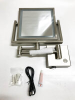 RECKODOR Wand-Badezimmerspiegel mit Make-up-Licht,...