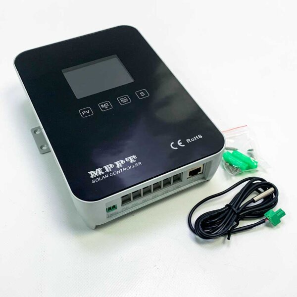 SolaMr 30A MPPT Solarladeregler 12V/24V Auto-ID mit LCD-Farbdisplay für Kommunikationsbasisstationen und Hausanlagen - EN2430
