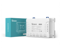 SONOFF 4CHPROR3 4-Gang Wi-Fi Smart Switch, Self-Locking,...