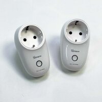 2 Stück SONOFF S26R2 WLAN Smarte Steckdose,16A 4000W Alexa Smart Plug,Smart Home Wifi Steckdose mit App Fernsteuerung,Sprachsteuerung und Zeitschaltuhr, Funktioniert mit Alexa,Echo Dot,Google Home und Ifttt