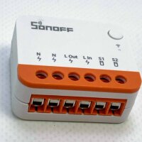 SONOFF MINIR4 WiFi Smart Schalter 2 Wege - Wlan Lichtschalter mit Timing-Funktion, Relay Split Mode, 2.4G WiFi, Funktioniert mit Alexa, Google Home Assistant, Fernbedienung über eWeLink App