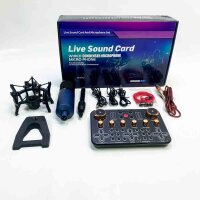 ALLWIN Streaming Microphone, Podcast Microphone Set k600...