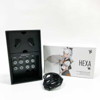 TRUTHEAR Hexa 1dd+3ba headphones in-ear wired earphones.