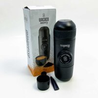 WACACO Minipresso GR, Portable Espresso Machine, Compatible Ground Coffee, Small Travel Coffee Machine, Manually Operated by Piston Action