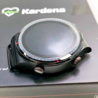 Kardena Care Pro 2 health watch GPS IP68 waterproof for Android and iOS - smartwatch with blood pressure measurement, blood oxygen measurement, ECG heart rate monitor, atrial fibrillation, pedometer - fitness tracker