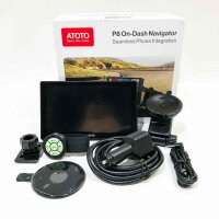 ATOTO P8 7 Zoll Portable Autoradios, Wireless Carplay & Wireless Android Auto, QLED-Touchscreen, WDR & Auto-Dimmer, Blendfrei, Fernsteuerung, Bluetooth, AUX/FM-Ausgang, bis zu 128G SD, P807SD-RM