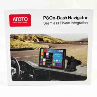 ATOTO P8 7 Inch Portable Car Radios, Wireless Carplay & Wireless Android Auto, QLED Touch Screen, WDR & Auto Dimmer, Anti-Glare, Remote Control, Bluetooth, AUX/FM Output, up to 128G SD, P807SD-RM