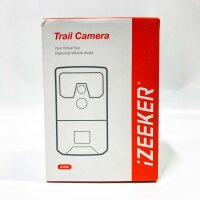 iZEEKER 4G LTE Hunting Camera, 2K Night Hunting Camera with 940nm IR LED, Real-time Alarm, 120° Wide Detection Angle, 0.1s Activation Time IP66 with SIM Card and 32GB SD Card