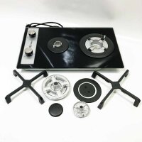 GASLAND GH30BF glass gas hob built-in glass hob 2 flames,...