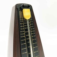 Mechanical Metronome with Bell, LEKATO Universal Metronome for Piano, Guitar, Ukulele, Violin and Chromatics, Loud Sound, High Accuracy Track Beat and Tempo for Musicians (Wood-Like)