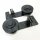 92cm/3FT Bifold Sliding Door Fitting Sliding Door System Complete Set Running Track Roller Set Black for 2 Wooden Doors 43cm Top Mount T Wheel