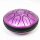 LEKATO 11 Notes 6 Inch D Major Handpan Tongue Drum, Purple Tongue Drum for Healing Meditation Education, Steel Pan Disc Drum Percussion Instrument for Beginners