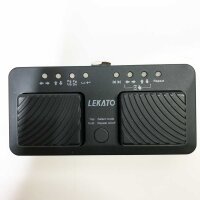 LEKATO Bluetooth Page Turner Pedal für Tablet Smartphone, Wiederaufladbares Page Turning Pedal, Drahtloser Seitenwender Silent Sheet Music Page Turner Pedal Bluetooth Fußschalter