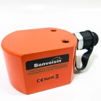 Bonvoisin 20T two-piece hydraulic cylinder, 30mm stroke, 57mm height, 19.6c㎡ usable area, hydraulic lifting cylinder, industrial jack for mechanical engineering