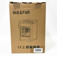 WEEFUN TINA2S 3D Drucker, WiFi-Schnelldruck Ultra-Leises Mainboard Mini 3D Drucker mit Beheizbarer PEI Plattform, Automatische Bettnivellierung DIY 3D Drucker mit Lebenslauf Drucken