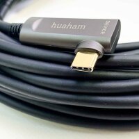 huaham Angled Fiber Optic USB A to USB C Cable 15m Long...